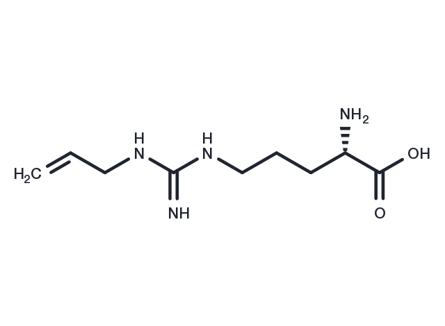 Nω-allyl-L-arginine Chemical Structure