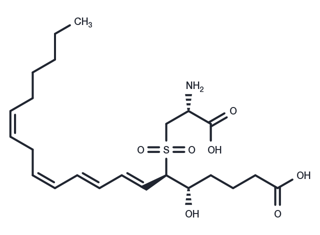 Leukotriene E-4 sulfone Chemical Structure