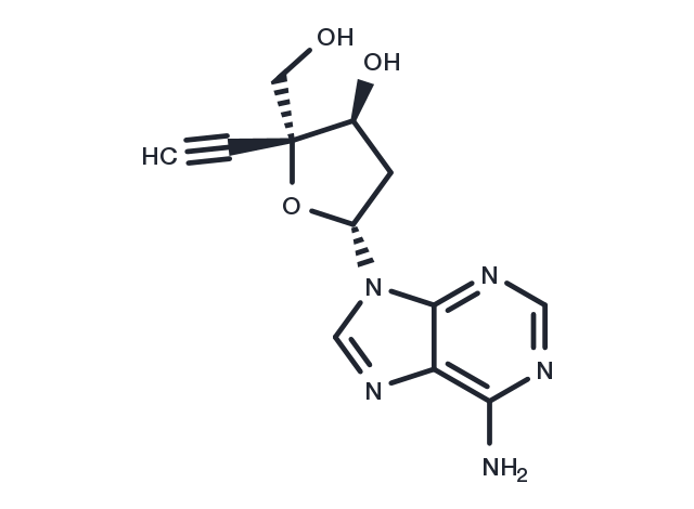 4'-Ethynyl-2'-deoxyadenosine Chemical Structure