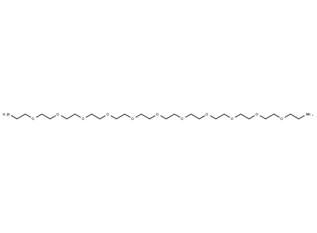 Amino-PEG11-amine Chemical Structure