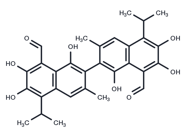 Gossypol Chemical Structure