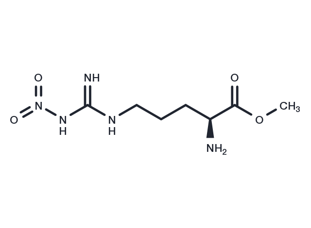 NG-Nitroarginine methyl ester Chemical Structure