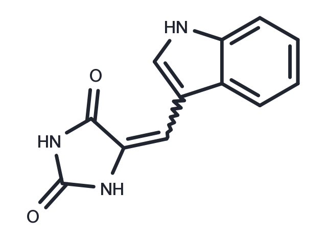 5-[(1H-indol-3-yl)methylidene]imidazolidine-2,4-dione Chemical Structure