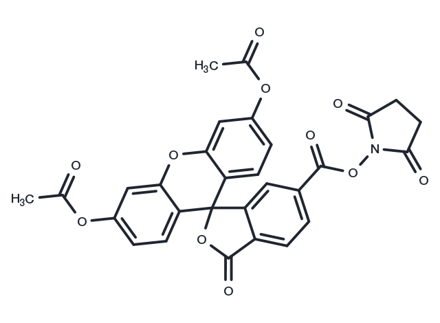 6-CFDA N-succinimidyl ester Chemical Structure