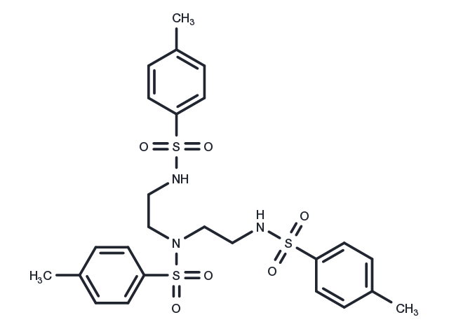 4-Methyl-N,N-bis(2-(4-methylphenylsulfonamido)ethyl)benzenesulfonamide Chemical Structure