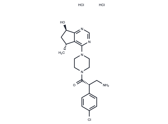 Ipatasertib-NH2 dihydrochloride Chemical Structure