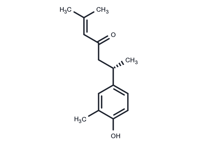 6-(4-Hydroxy-3-methylphenyl)-2-methylhept-2-en-4-one Chemical Structure