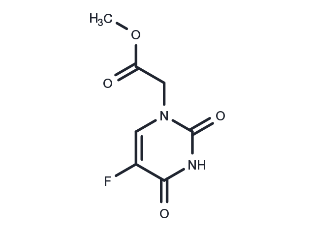 5-Fluorouracil-1-yl  acetic acid methyl ester Chemical Structure