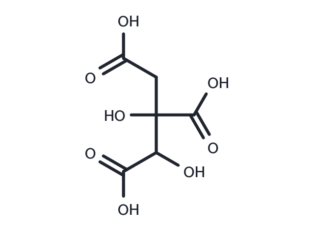 Hydroxycitric acid Chemical Structure