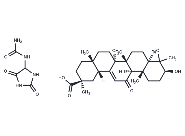 Allantoin glycyrrhetinic acid Chemical Structure