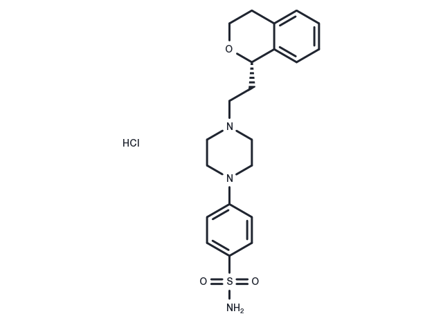 Sonepiprazole hydrochloride Chemical Structure