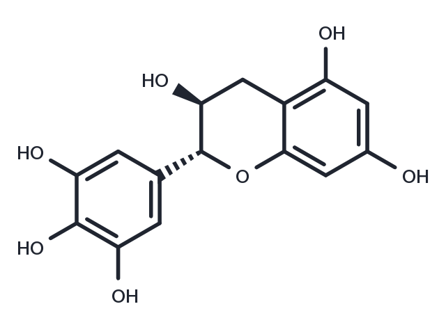(+)-Gallocatechin Chemical Structure