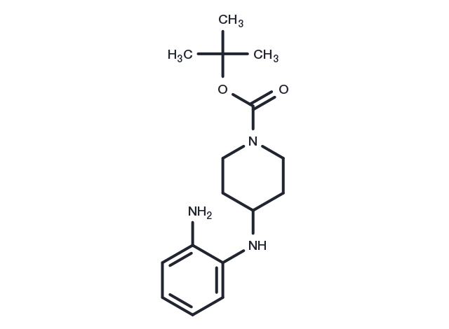 tert-Butyl 4-((2-aminophenyl)amino)piperidine-1-carboxylate Chemical Structure