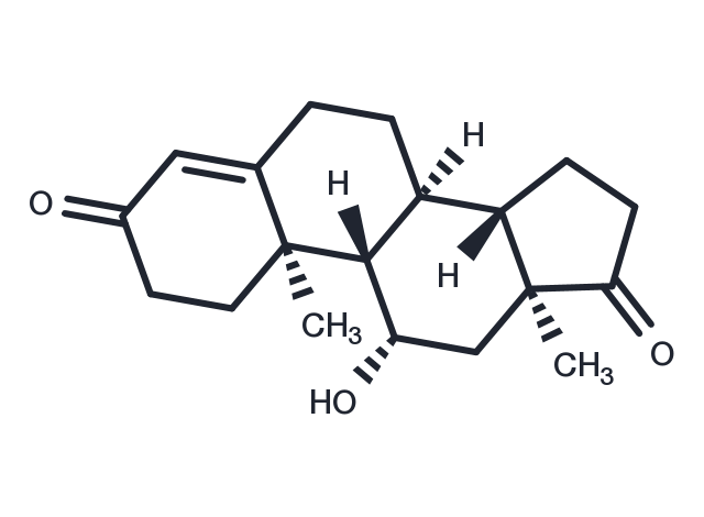 11-Beta-hydroxyandrostenedione Chemical Structure