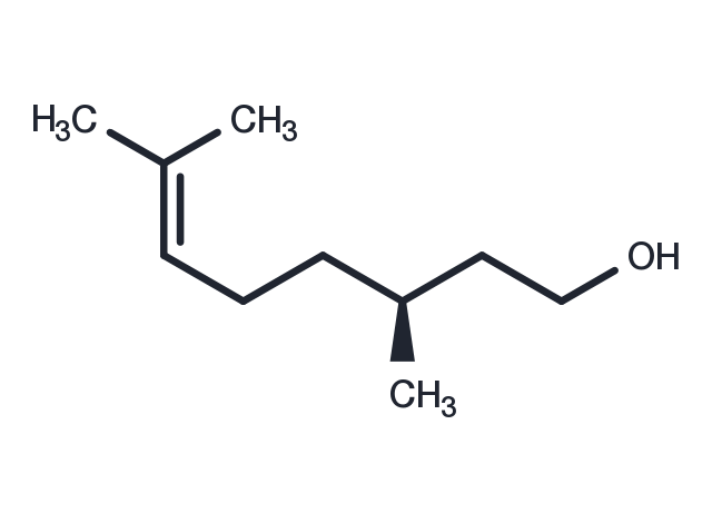 (S)-(-)-beta-Citronellol Chemical Structure