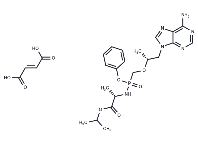 Tenofovir alafenamide fumarate Chemical Structure