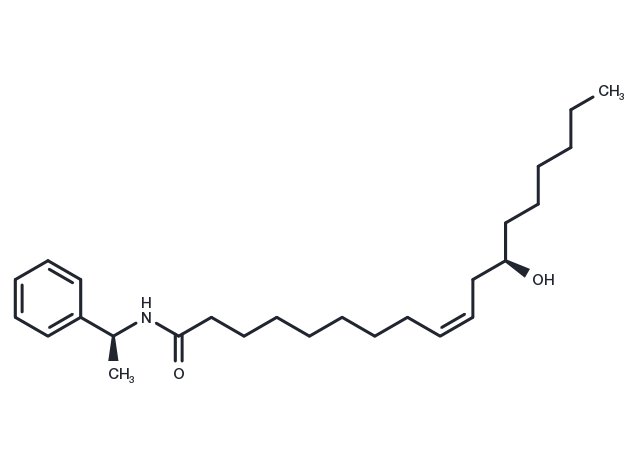 (S)-α-Methylbenzyl Ricinoleamide Chemical Structure