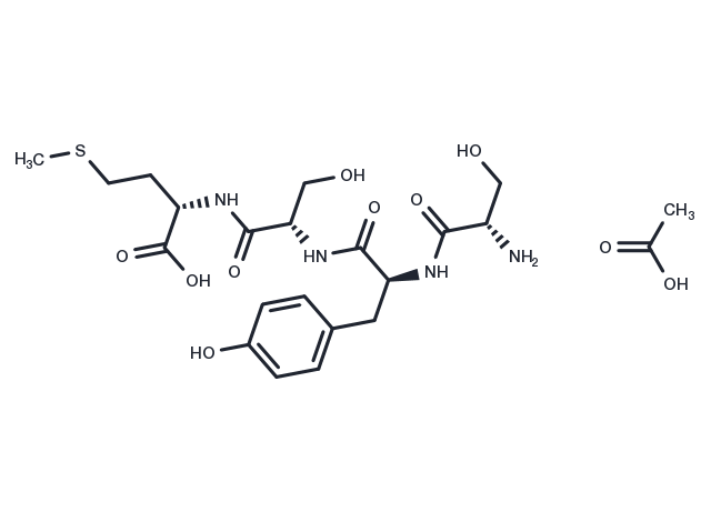 Acth (1-4) acetate(19405-50-6 free base) Chemical Structure