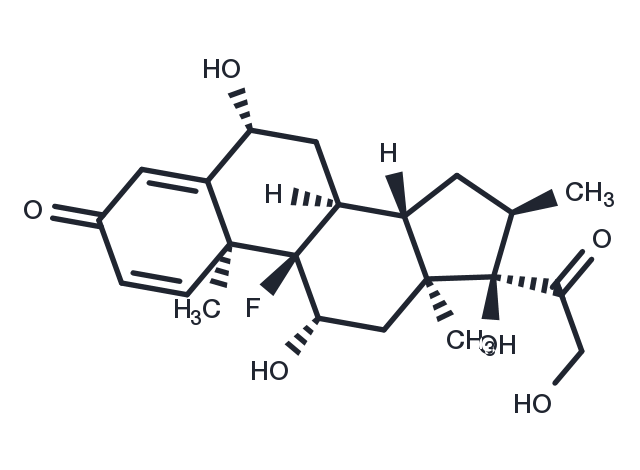6β-hydroxy Dexamethasone Chemical Structure