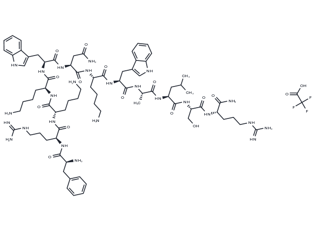 PAMP-12 (human, mouse, rat, porcine, bovine) TFA Chemical Structure