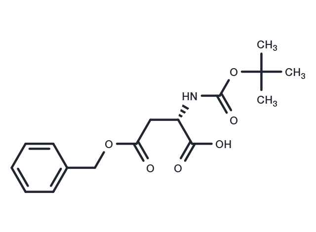 Boc-L-aspartic acid 4-benzyl ester Chemical Structure