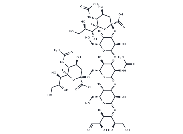 Disialyllacto-N-tetraose Chemical Structure