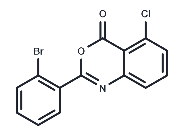 2-(2-bromophenyl)-5-chloro-4H-3,1-benzoxazin-4-one Chemical Structure