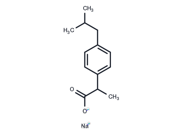 Ibuprofen sodium Chemical Structure