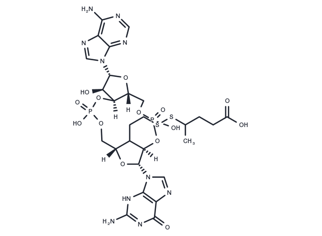 2',3'-cGAMP-C2-PPA Chemical Structure