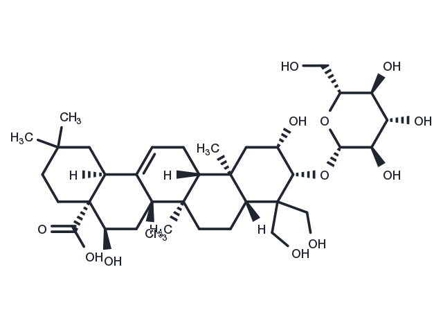 3-O-beta-D-Glucopyranosylplatycodigenin Chemical Structure