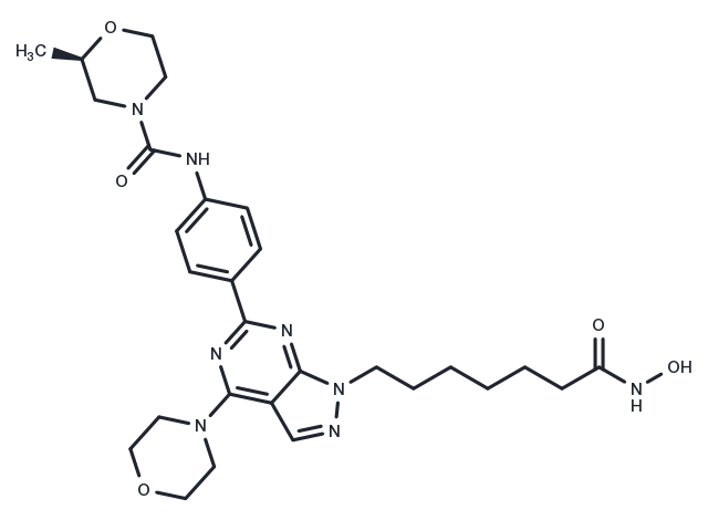 HDACs/mTOR Inhibitor 1 Chemical Structure