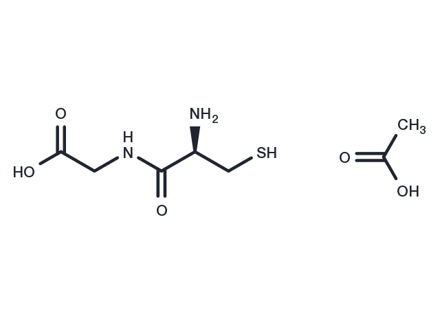 Cysteinylglycine acetate Chemical Structure