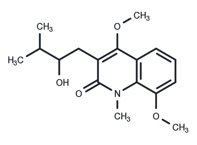 (+/-)-Lunacridine Chemical Structure