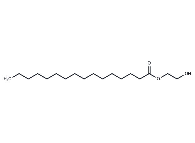2-Hydroxyethyl palmitate Chemical Structure