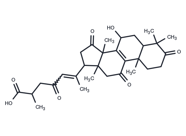 Ganoderenic acid D Chemical Structure