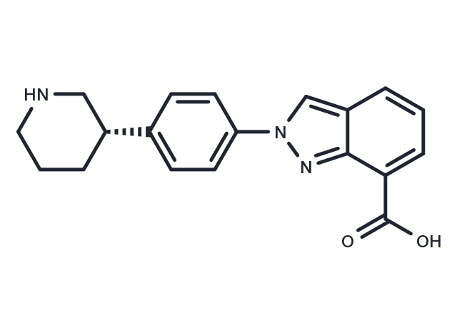 Niraparib metabolite M1 Chemical Structure