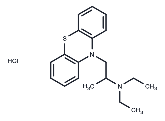 Ethopropazine Hydrochloride Chemical Structure