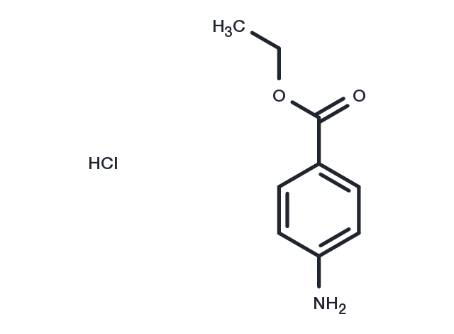Benzocaine hydrochloride Chemical Structure