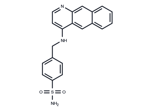 4-((benzo[g]quinolin-4-ylamino)methyl)benzenesulfonamide