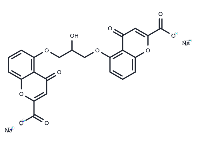 Cromolyn sodium Chemical Structure