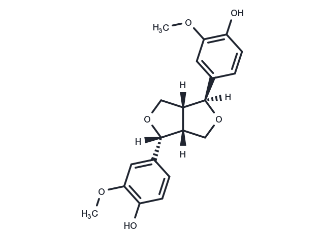 (+)-Epipinoresinol Chemical Structure