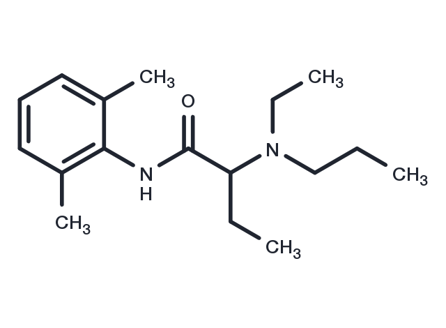 Etidocaine Chemical Structure