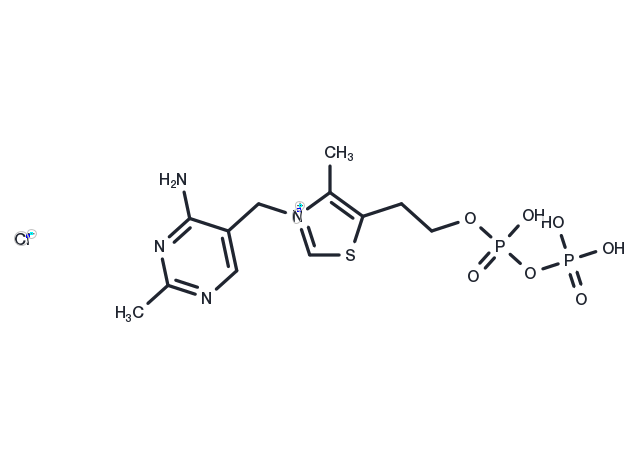 Thiamine pyrophosphate Chemical Structure