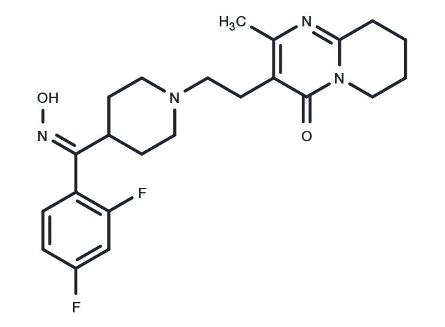 Risperidone E-oxime Chemical Structure