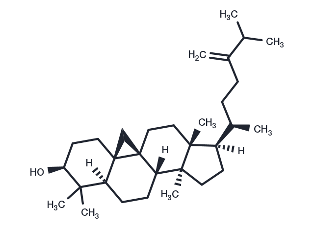 24-Methylenecycloartan-3-ol Chemical Structure
