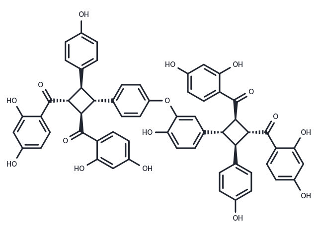 Cyclobutanedichalcone Chemical Structure