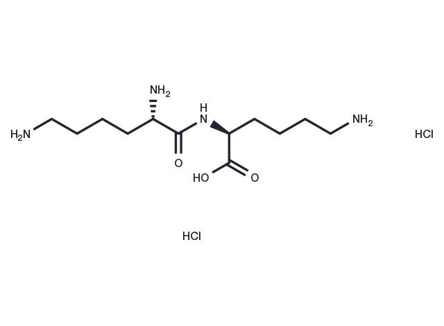 L-Lysyl-L-lysine dihydrochloride Chemical Structure