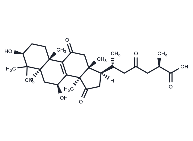 Ganoderic acid B Chemical Structure