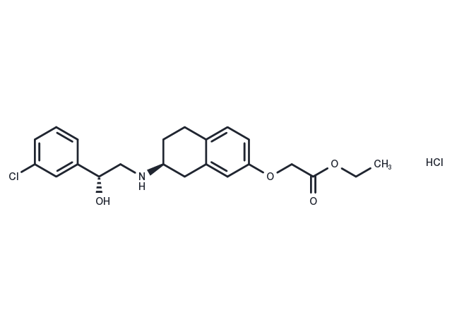 Amibegron hydrochloride Chemical Structure
