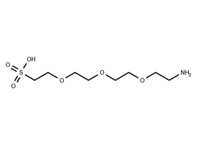 Amino-PEG3-C2-sulfonic acid Chemical Structure